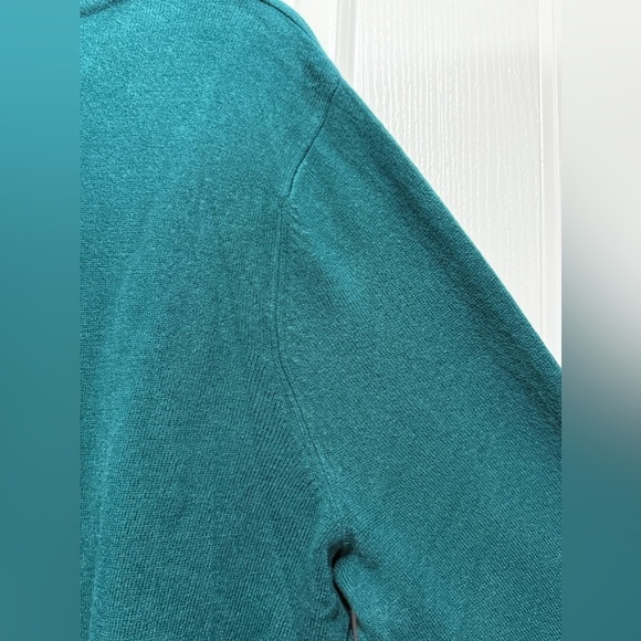 Sag Harbor plus size women’s 2X acrylic sweater dark cyan green pullover NWT New - Picture 14 of 14
